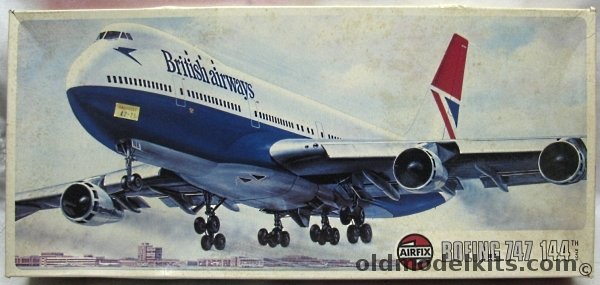Airfix 1/144 Boeing 747 British Airways, 08170-2 plastic model kit